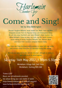 Come and Sing 2022